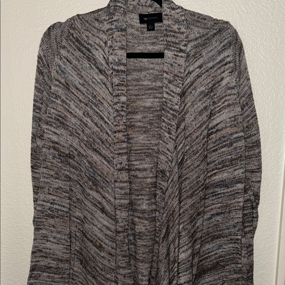Women's Gray Sweater Cardigan